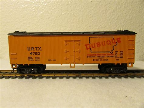 electric train box car u.r.t.x 4750 dubuque|VTG HO Scale Life.